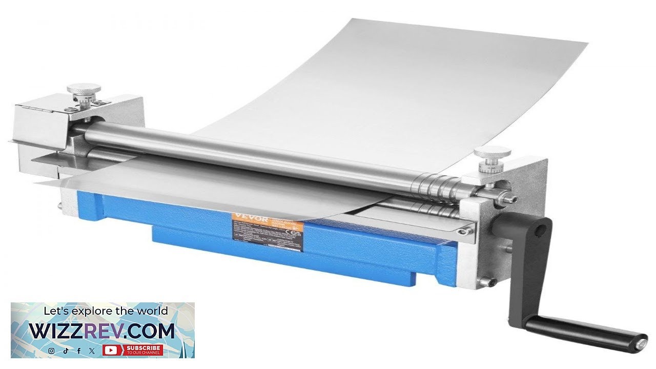 VEVOR Slip Roll Machine 12.6 inches Forming Width in 20 Gauge Capacity