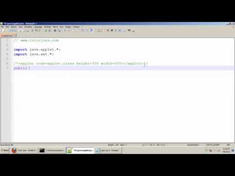 BCA Program : Applet In Java Tamil