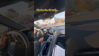 POLICE RUNIED MY RUN! C8 Vette Handling the Highway Until…#shorts #shortvideo #corvette #driving