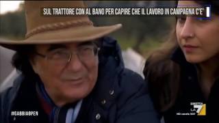 Sul trattore con Al Bano per capire che il lavoro in campagna c'è