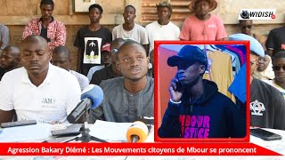 Agression Bakary Diémé : Les Mouvements citoyens de Mbour se prononcent