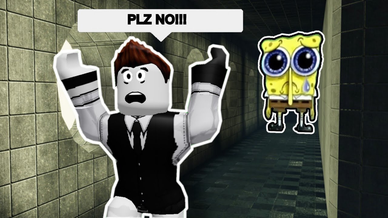 Sneaky Spongebob😡 Funny moments Roblox Evade YouTube
