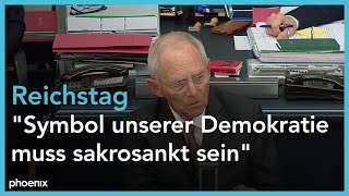 Wolfgang Schäuble zu den Ausschreitungen am Reichstag am 09.09.20