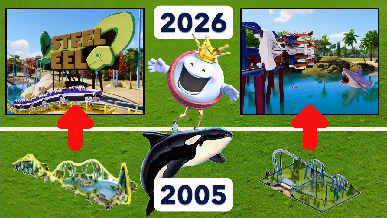 Recreating Roller Coasters from a 2005 Park Builder