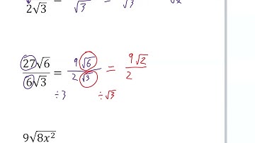 5.3b Dividing Radicals