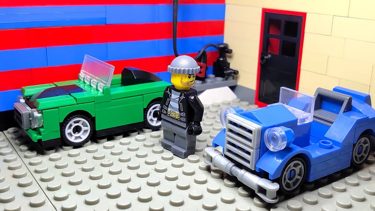 Лего Мультфильм «УГОН АВТОМОБИЛЯ» - Анимация - YouTube