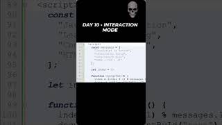 DAY10 | First JavaScript interaction⚡Click. Learn. Repeat.#shorts #javascript #coding#webdevelopment