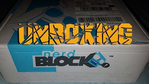 UNBOXING | July 2016 Nerd Block