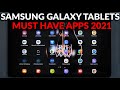 Applications indispensables pour les tablettes samsung galaxy  les tablettes android doivent avoir des applications 2021