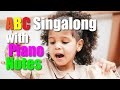 Abc nursery song for kids with piano notes  color me mozart
