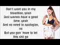 Ariana grande  bloodline  lyrics