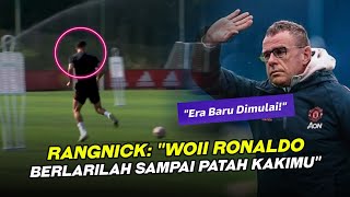 KEKEJAMAN RALF RANGNICK 🥺 Lihat Yang Dilakukan Ranginck Kepada Ronaldo Di Sesi Latihan Man United