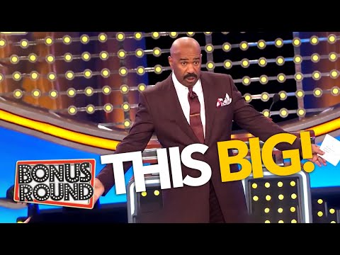 NAME SOMETHING BIG!! BIGGEST & BEST Answers On Family Feud With Steve Harvey