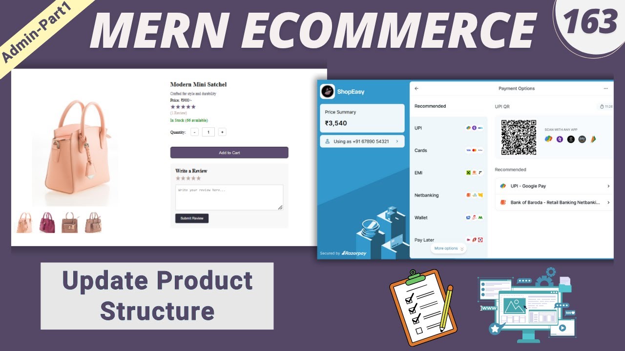 MERN Stack E-Commerce Project #163 : Update Product Form – Static ...