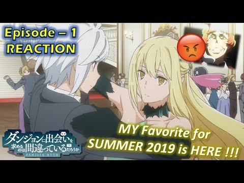 Can I Have This Dance Danmachi Season 2 Episode 1 Reaction Review ダンまち 2期 Youtube