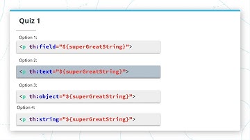 ND035 C1 L3 10 HTML 템플릿과 Thymeleaf 어려운 퀴즈 솔루션