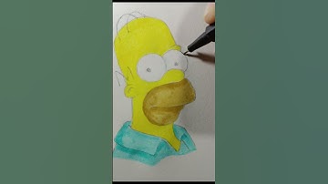 How To Draw Homer Simpson Doodle Style