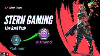 Rank Push To Diamond | Day - 4 | Valorant Live