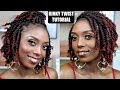 How To Kinky Twists Crochet Braids Tutorial On Short Natural Hair