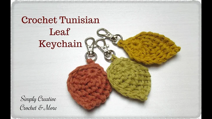 Create Stunning Tunisian Leaf Keychain