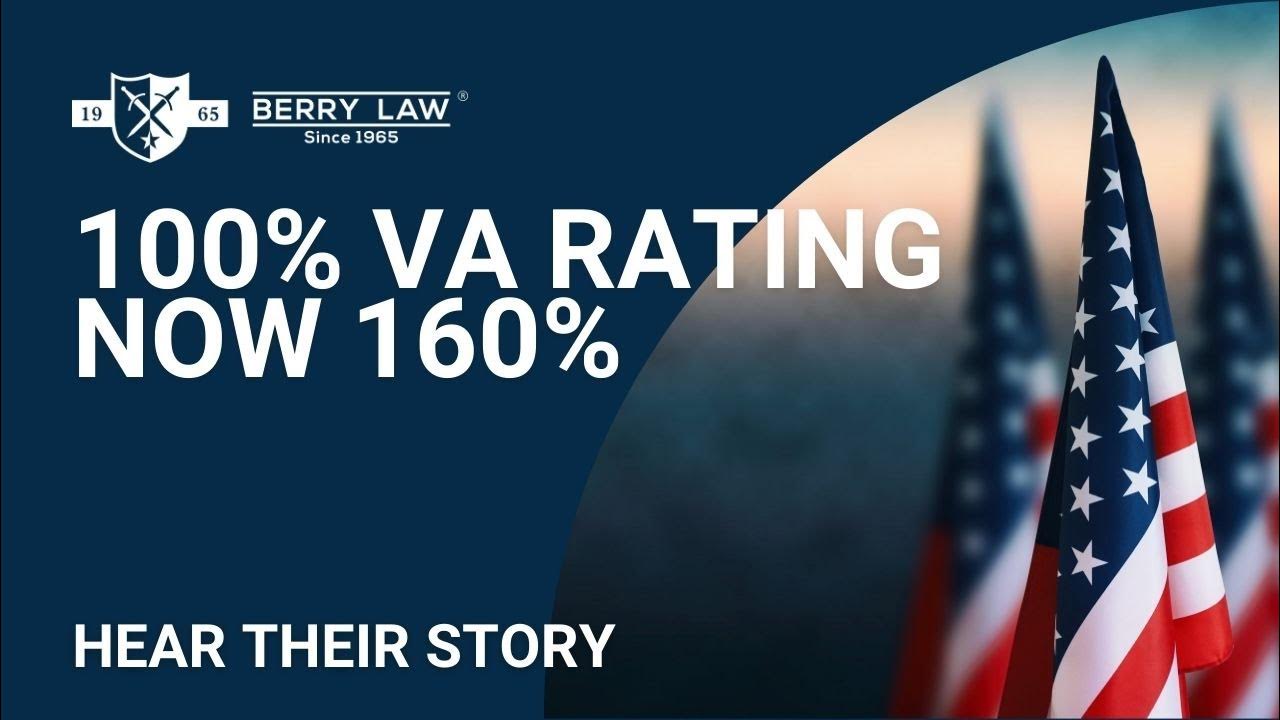 100 VA Rating Now 160 Special Monthly Compensations Army Veteran