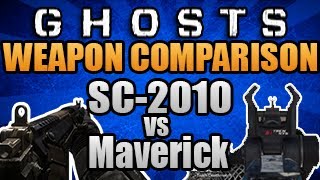 Call of Duty Ghosts: Maverick vs. SC-2010! Weapon Comparison (Best Assault Rifle in CoD Ghosts)