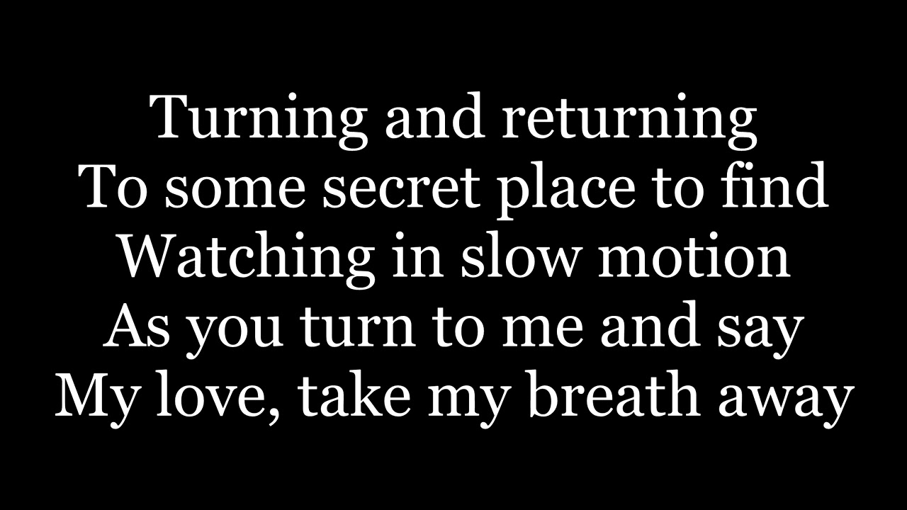 Berlin   Take My Breath Away  lyrics