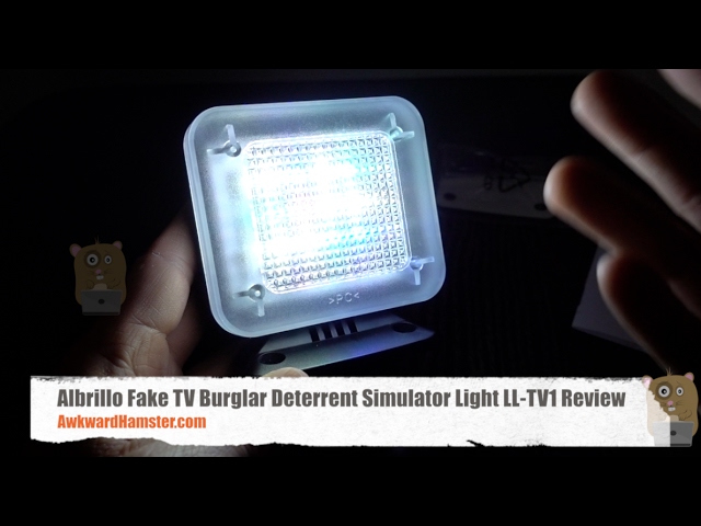 ledig stilling Bourgogne en milliard Albrillo Fake TV Burglar Deterrent Simulator Light LL-TV1 Review - YouTube