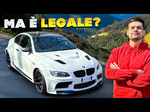WIDER than a LAMBORGHINI 😂 BMW M3 E92 with COMPLETE BODYKIT (+30 cm) NO SENSE