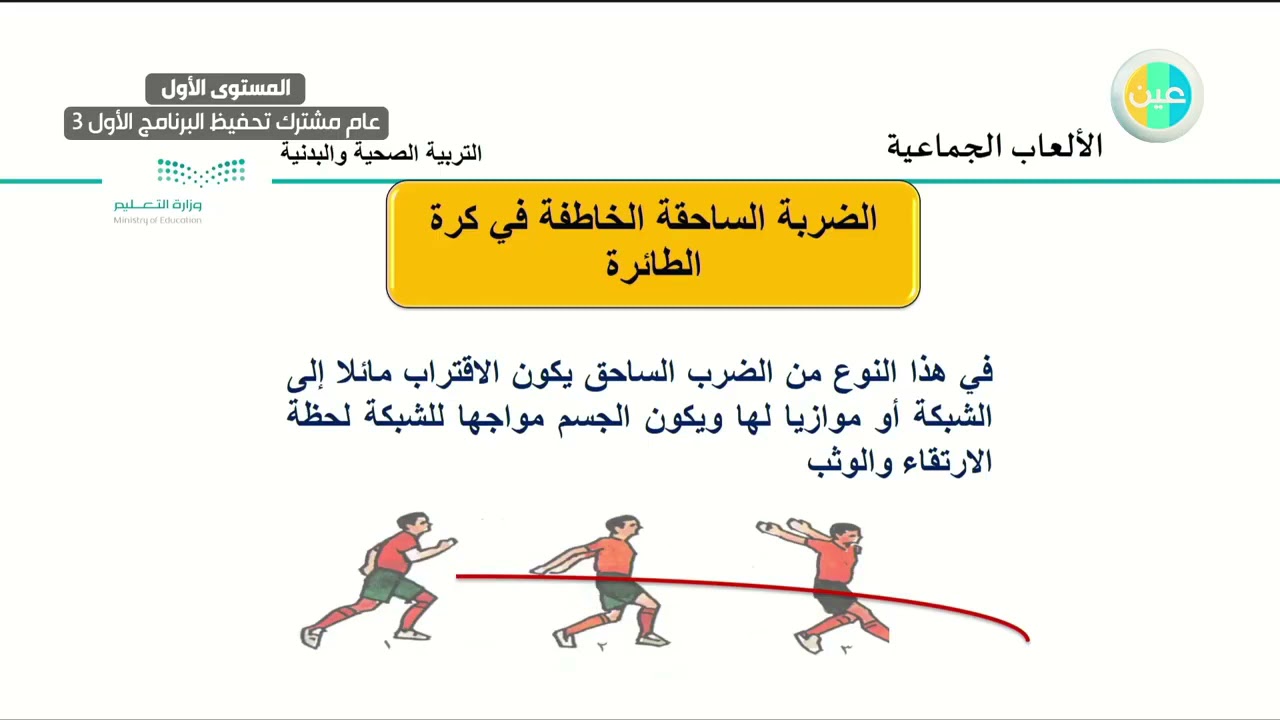 الضربة الساحقة الخاطفة في كرة الطائرة.