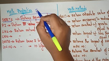 Javascript Objects | Math | Part-1/2 | WT | Web Technology | Lec-31 | Bhanu Priya