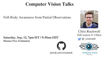 Full-Body Awareness from Partial Observations