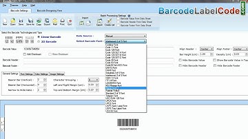 Barcode Fonts and Their Features: Linear and 2D Barcode Symbologies