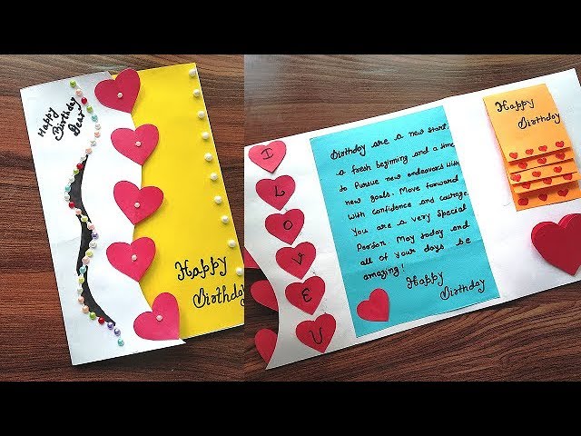 Best Handmade Birthday Cards For Friends