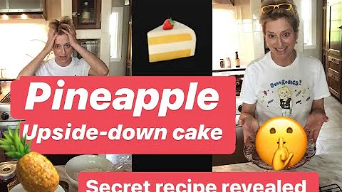 Pineapple Upside-down Cake cooking with Dorinda The Real Housewives of New York #rhony #bravo