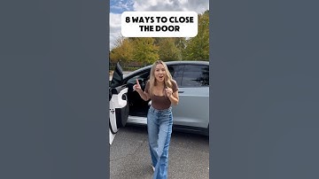 Do you know 8 ways to close a Tesla door? 🤯