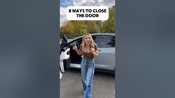 Do you know 8 ways to close a Tesla door? 🤯
