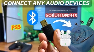 Connect any Bluetooth Audio devices to PS5/PS4 | 2025 | hindi