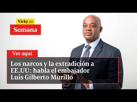Los narcos y la extradición a EE.UU: habla el embajador Luis Gilberto Murillo | Vicky en Semana