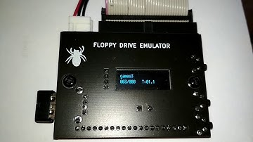 Mini Floppy Emulator based on Gotek and FlashFloppy