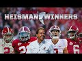 The 4 heismans at alabama tribute 