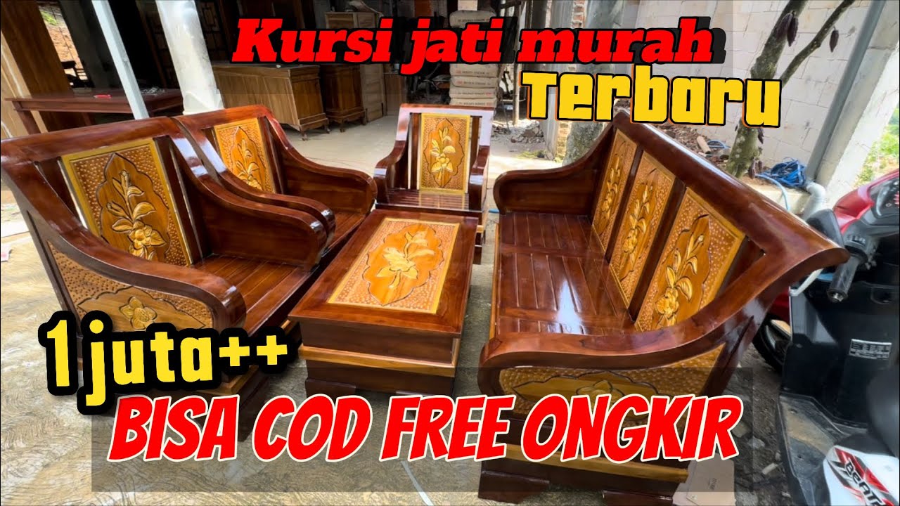 Kursi jati termurah di MEBEL MADIUN BISA COD. TONTON SAMPAI SELESAI