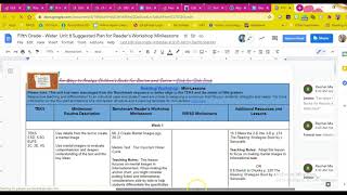 How to find reading minilesson pacing in Schoology/ARRC