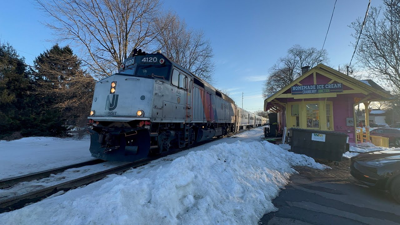 FRIDAY THE 13TH Railfanning at Cranberry Junction Homemade Ice Cream Shop
