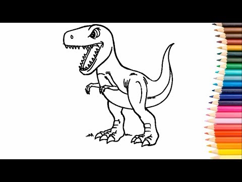 Vídeo: Como Desenhar Um Dinossauro Com Um Lápis