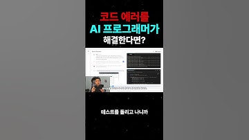 코드 에러를 AI 프로그래머가 해결한다면? #더코딩파파