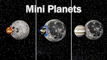 Scaled-Down Destruction: Planets vs Moon at 1/100 Size! | Universe Sandbox
