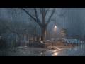 Forgotten Roadside in Heavy Rain | Relaxing Thunderstorm Sounds for Sleep