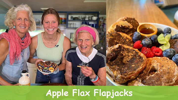 Apple Flax Flapjacks - Extra Plant-Based Pancakes