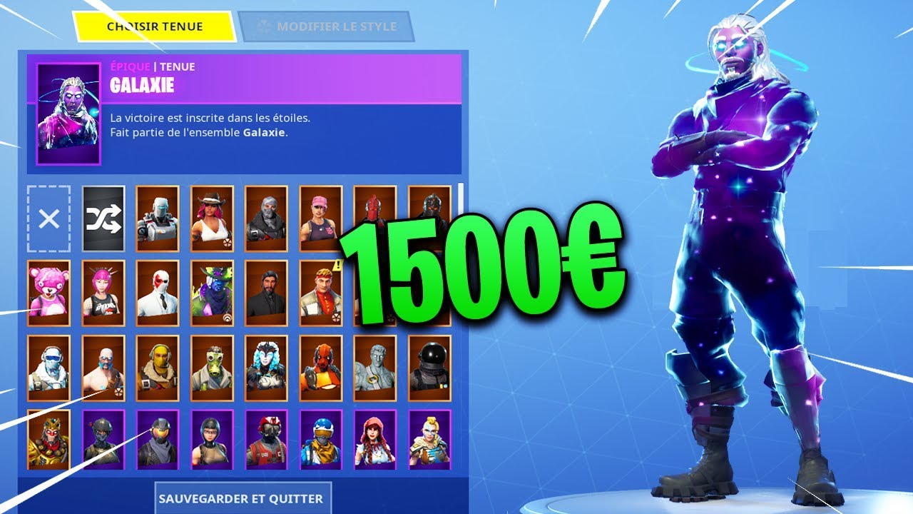Casier Fortnite Sans Skin Mon Casier 1500 De Skins Sur Fortnite Battle Royale Youtube